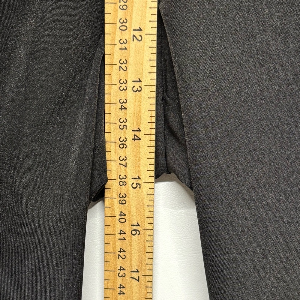 ✨Donna Karan Essentials High-Rise Straight-Leg Pants Black Size 12 - Picture 15 of 16